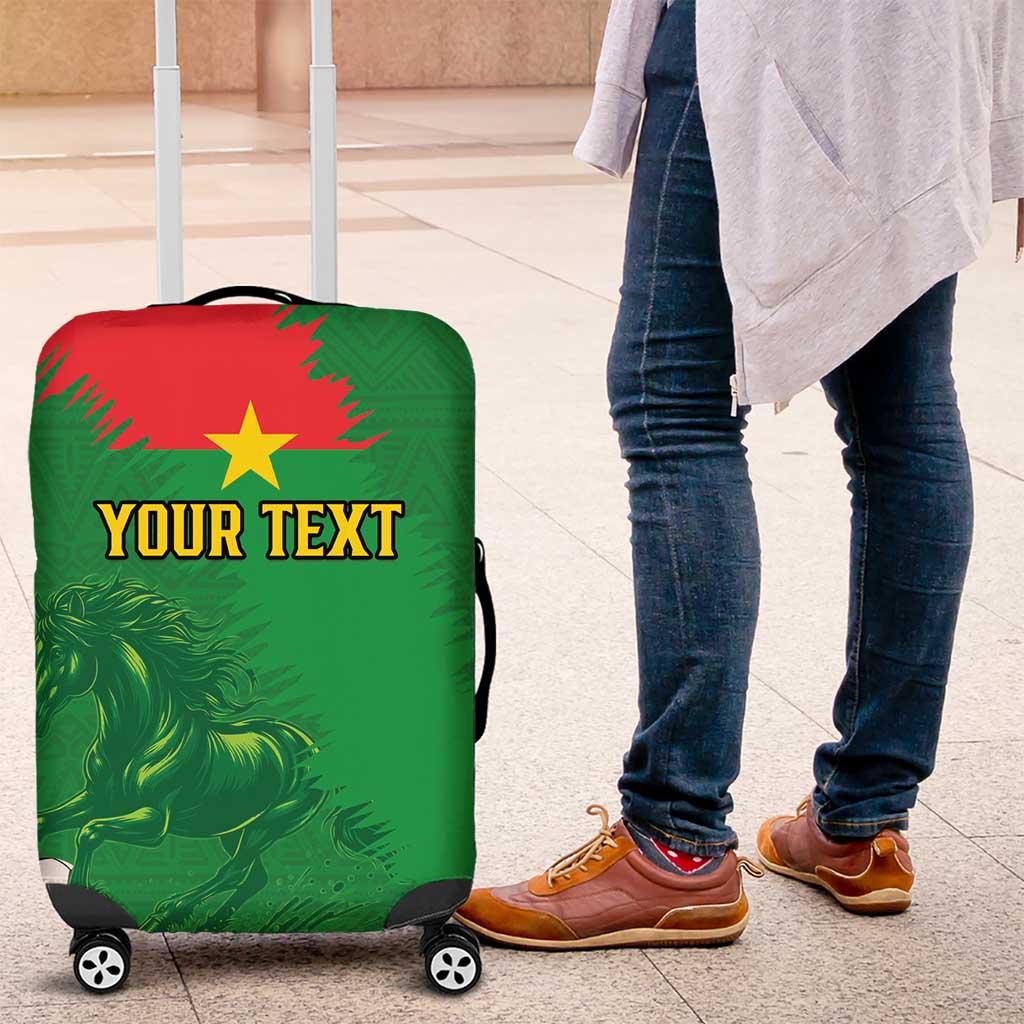 Custom Burkina Faso Football Luggage Cover Go Les Etalons