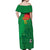 Custom Burkina Faso Football Off Shoulder Maxi Dress Go Les Etalons