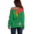 Custom Burkina Faso Football Off Shoulder Sweater Go Les Etalons