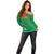 Custom Burkina Faso Football Off Shoulder Sweater Go Les Etalons