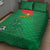 Custom Burkina Faso Football Quilt Bed Set Go Les Etalons