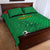 Custom Burkina Faso Football Quilt Bed Set Go Les Etalons