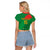 Custom Burkina Faso Football Raglan Cropped T Shirt Go Les Etalons