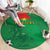 Custom Burkina Faso Football Round Carpet Go Les Etalons