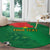 Custom Burkina Faso Football Round Carpet Go Les Etalons