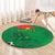 Custom Burkina Faso Football Round Carpet Go Les Etalons