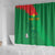 Custom Burkina Faso Football Shower Curtain Go Les Etalons