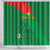 Custom Burkina Faso Football Shower Curtain Go Les Etalons