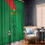 Custom Burkina Faso Football Window Curtain Go Les Etalons