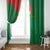 Custom Burkina Faso Football Window Curtain Go Les Etalons