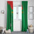 Custom Burkina Faso Football Window Curtain Go Les Etalons