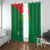 Custom Burkina Faso Football Window Curtain Go Les Etalons