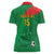 Custom Burkina Faso Football Women Polo Shirt Go Les Etalons