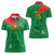 Custom Burkina Faso Football Women Polo Shirt Go Les Etalons