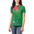 Custom Burkina Faso Football Women Polo Shirt Go Les Etalons