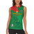 Custom Burkina Faso Football Women Sleeveless Polo Shirt Go Les Etalons