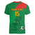 Custom Burkina Faso Football Women V-Neck T-Shirt Go Les Etalons