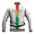 Custom Burkina Faso Football Baseball Jacket Grunge Style