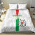 Custom Burkina Faso Football Bedding Set Grunge Style