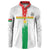 Custom Burkina Faso Football Button Sweatshirt Grunge Style