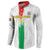 Custom Burkina Faso Football Button Sweatshirt Grunge Style