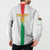 Custom Burkina Faso Football Button Sweatshirt Grunge Style