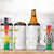 Custom Burkina Faso Football 4 in 1 Can Cooler Tumbler Grunge Style