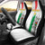 Custom Burkina Faso Football Car Seat Cover Grunge Style