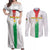 Custom Burkina Faso Football Couples Matching Off Shoulder Maxi Dress and Long Sleeve Button Shirt Grunge Style