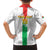 Custom Burkina Faso Football Family Matching Long Sleeve Bodycon Dress and Hawaiian Shirt Grunge Style