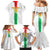 Custom Burkina Faso Football Family Matching Mermaid Dress and Hawaiian Shirt Grunge Style