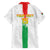 Custom Burkina Faso Football Family Matching Off The Shoulder Long Sleeve Dress and Hawaiian Shirt Grunge Style