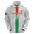 Custom Burkina Faso Football Hoodie Grunge Style