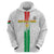 Custom Burkina Faso Football Hoodie Grunge Style