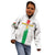 Custom Burkina Faso Football Kid Hoodie Grunge Style