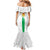 Custom Burkina Faso Football Mermaid Dress Grunge Style