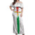 Custom Burkina Faso Football Off Shoulder Maxi Dress Grunge Style