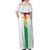 Custom Burkina Faso Football Off Shoulder Maxi Dress Grunge Style