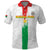 Custom Burkina Faso Football Polo Shirt Grunge Style