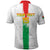 Custom Burkina Faso Football Polo Shirt Grunge Style