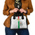 Custom Burkina Faso Football Shoulder Handbag Grunge Style