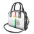 Custom Burkina Faso Football Shoulder Handbag Grunge Style