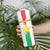 Custom Burkina Faso Football Skinny Tumbler Grunge Style