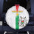 Custom Burkina Faso Football Spare Tire Cover Grunge Style