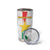 Custom Burkina Faso Football Tumbler Cup Grunge Style