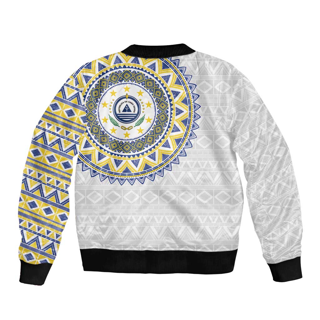 Cape Verde Bomber Jacket African Tribal Pattern