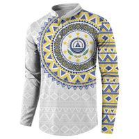 Cape Verde Button Sweatshirt African Tribal Pattern
