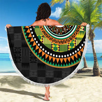 Ivory Coast Beach Blanket African Tribal Pattern