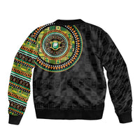 Ivory Coast Bomber Jacket African Tribal Pattern