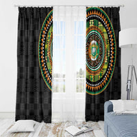 Ivory Coast Window Curtain African Tribal Pattern